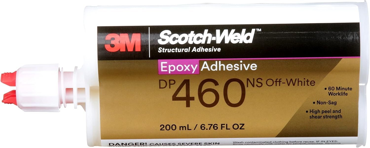 3M TALC Scotch-Weld 43671 Epoxy Adhesive DP460NS, 200 mL, Off/White, 6.763 fl. oz.