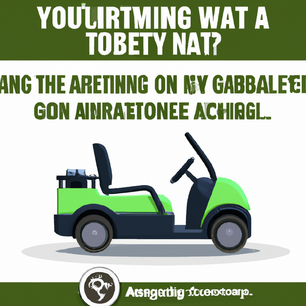 5 Easy Steps to Charge Your Golf Cart Battery