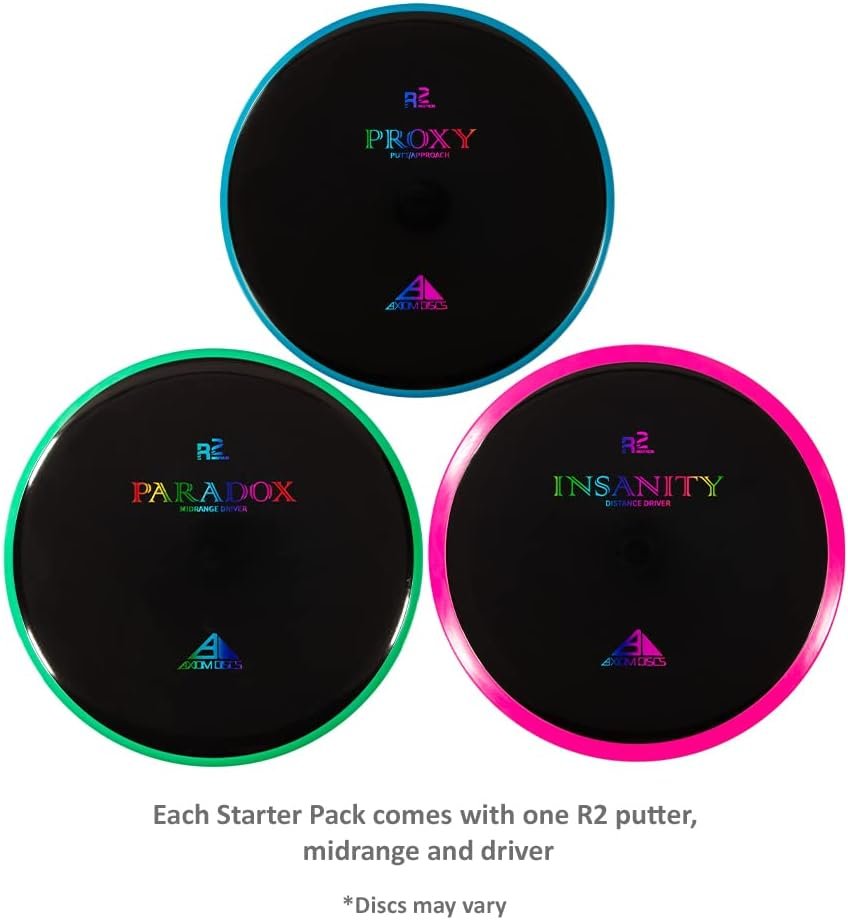 Axiom Discs 3-Disc R2 Disc Golf Starter Set (Colors and Models May Vary)