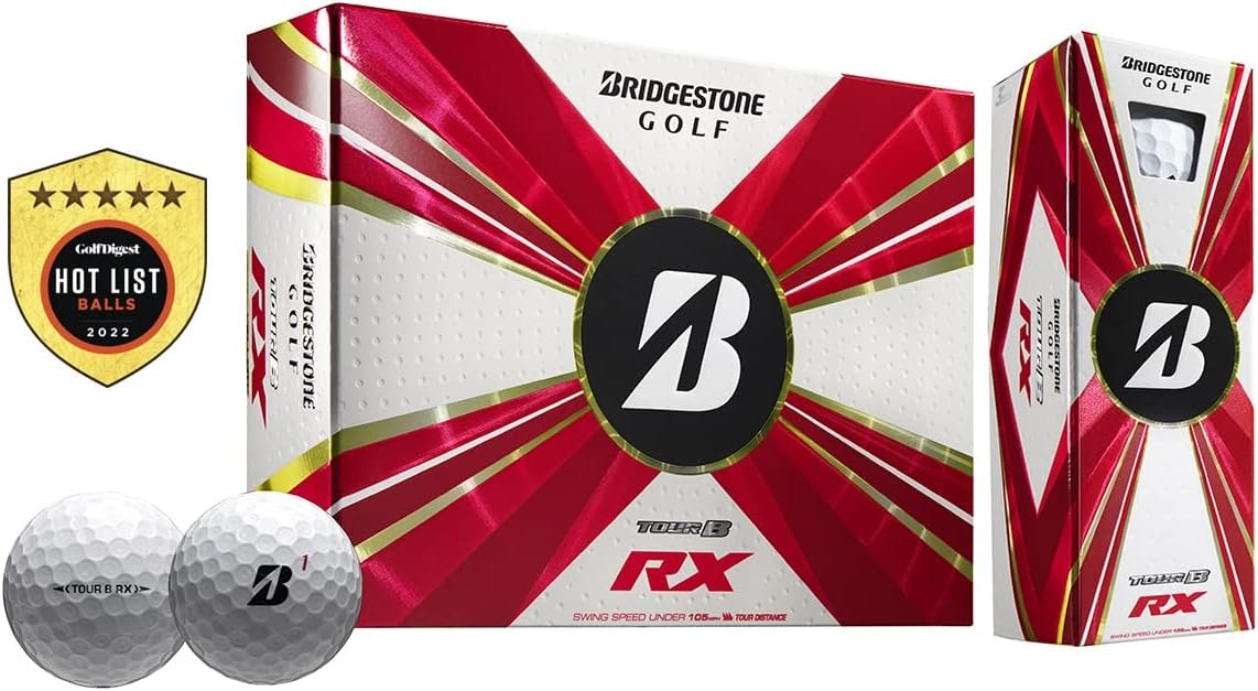 Bridgestone Golf 2022 Tour B RX White Golf Balls
