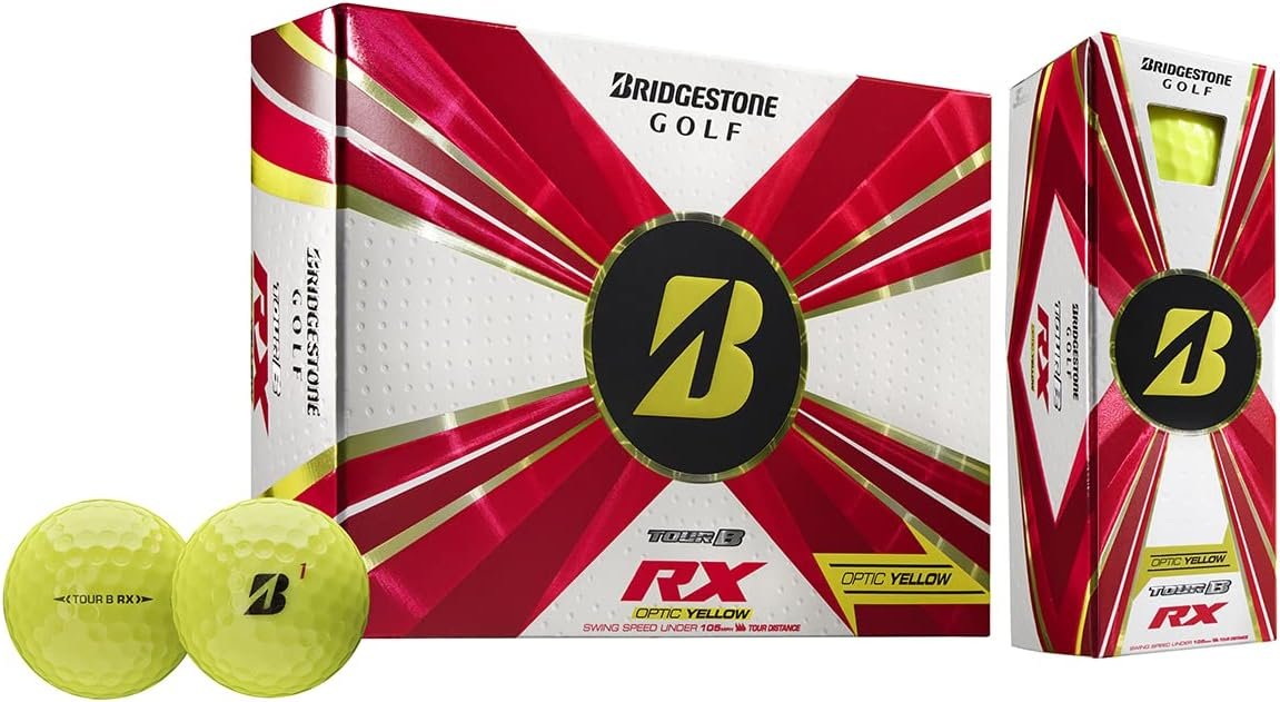 Bridgestone Golf 2022 Tour B RX Yellow Golf Balls