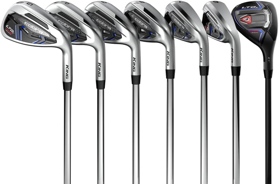Cobra Golf 2022 LTDX Mens One Length Combo Iron Set