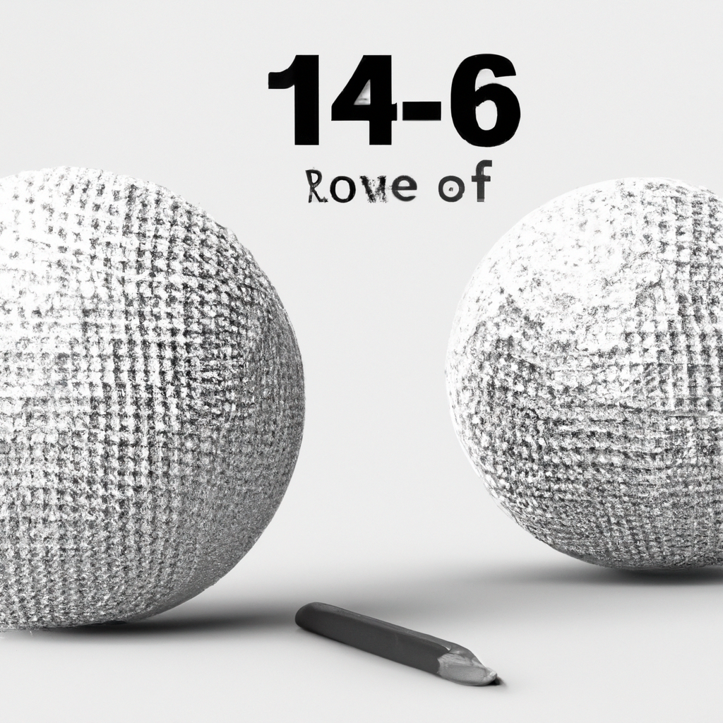 Decoding the number on a golf ball