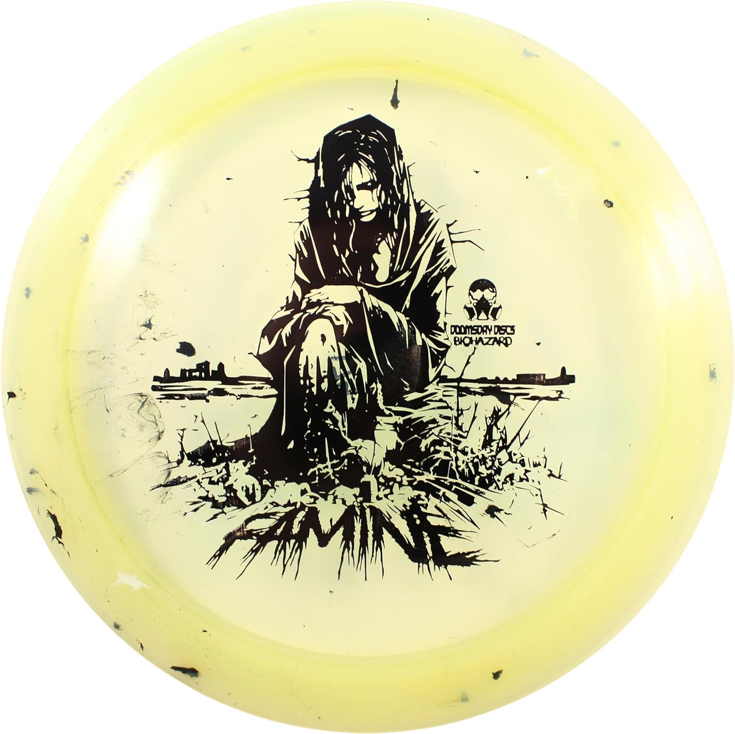 DOOMSDAY DISCS Famine Long Distance Driver | Excellent Flight for All Disc Golf Players | Gummy Flexible Plastic