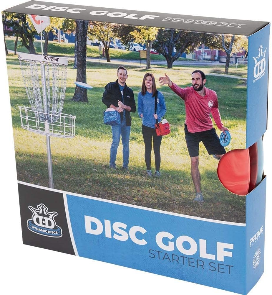 Dynamic Discs Prime Burst Starter Set | Set Includes a Prime Judge, Prime Truth, and Prime Escape | Maximum Distance Frisbee Golf Driver | Frisbee Golf Stamp and Color Will Vary (3 Discs)