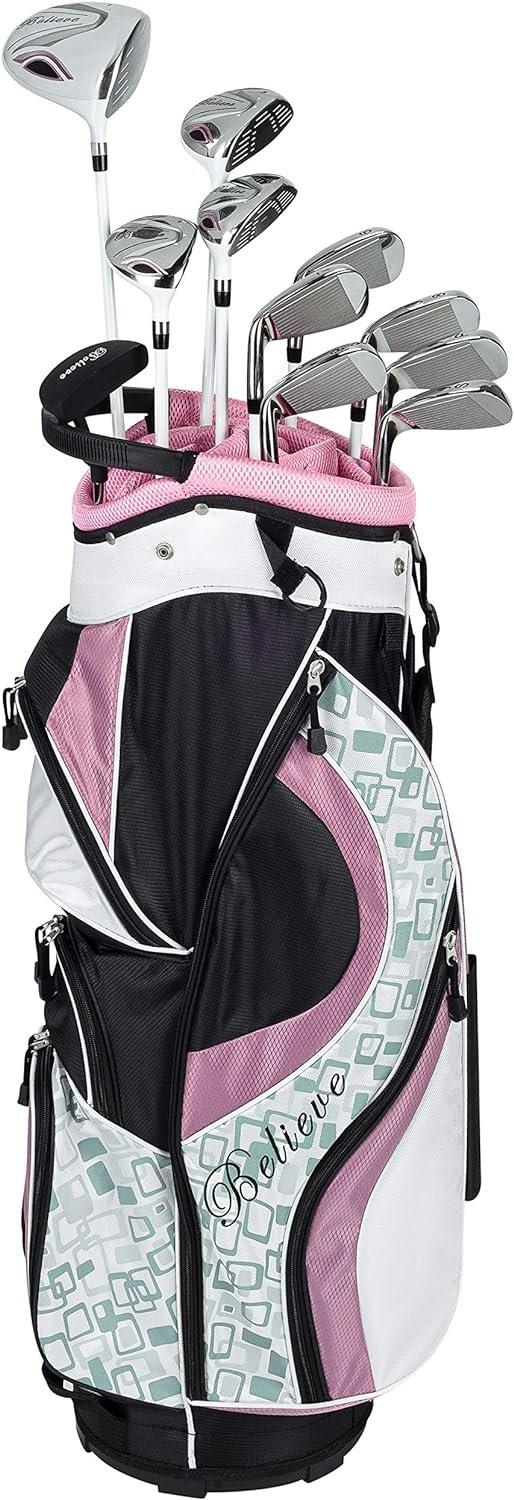 Founders Club Believe Womens Ladies Complete Golf Set (16 Piece) Standard or Petite Length Right Handed