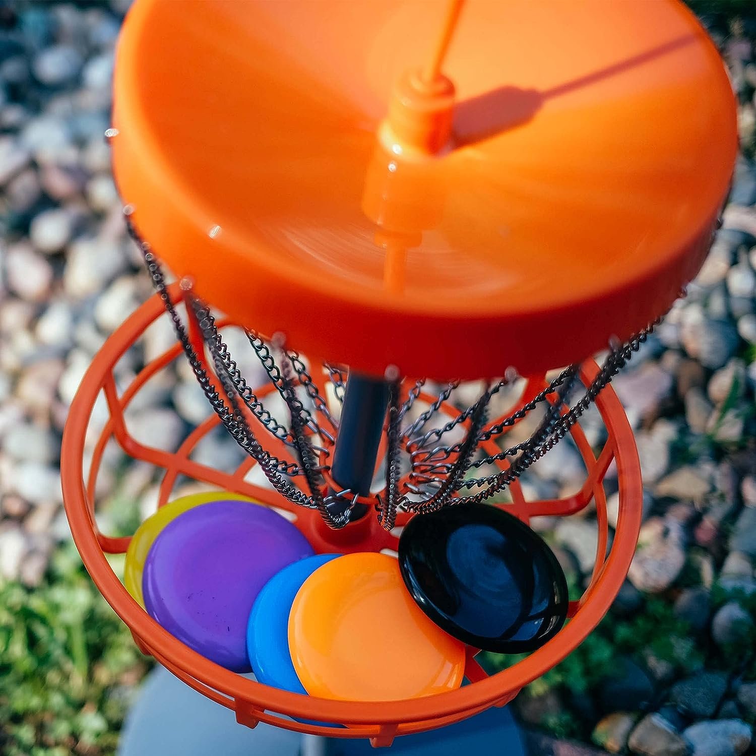 Get Out! Mini Frisbee Golf Set – Mini Disc Golf Basket with Frisbees, Outdoor Toys  Indoor Frisbee Golf Disc Golf Set