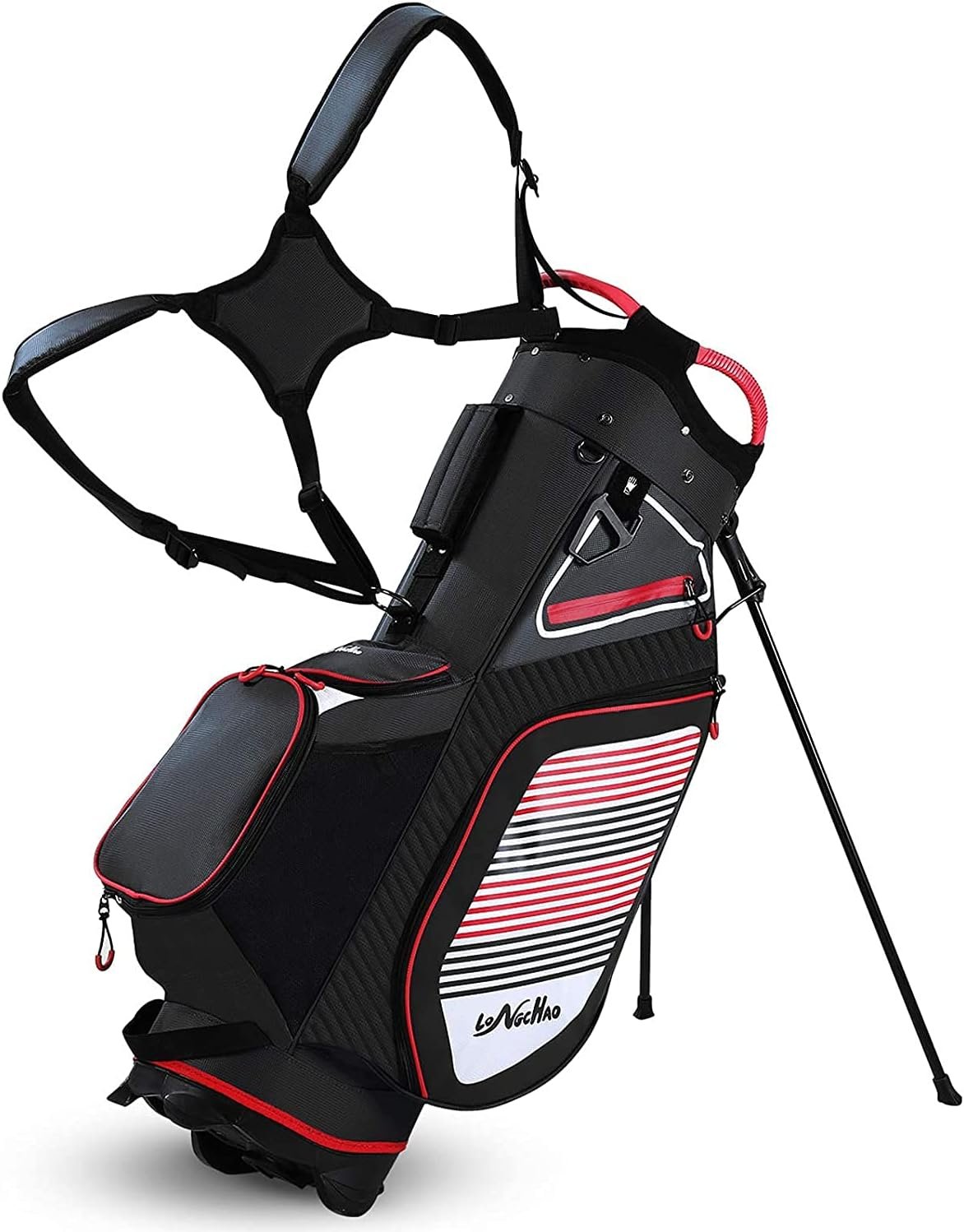 Golf Stand Bag with 14 Way Divider, Waterproof Durable Portable Golf Bag for Men, Lightweight Golf Club Travel Bags for Airlines