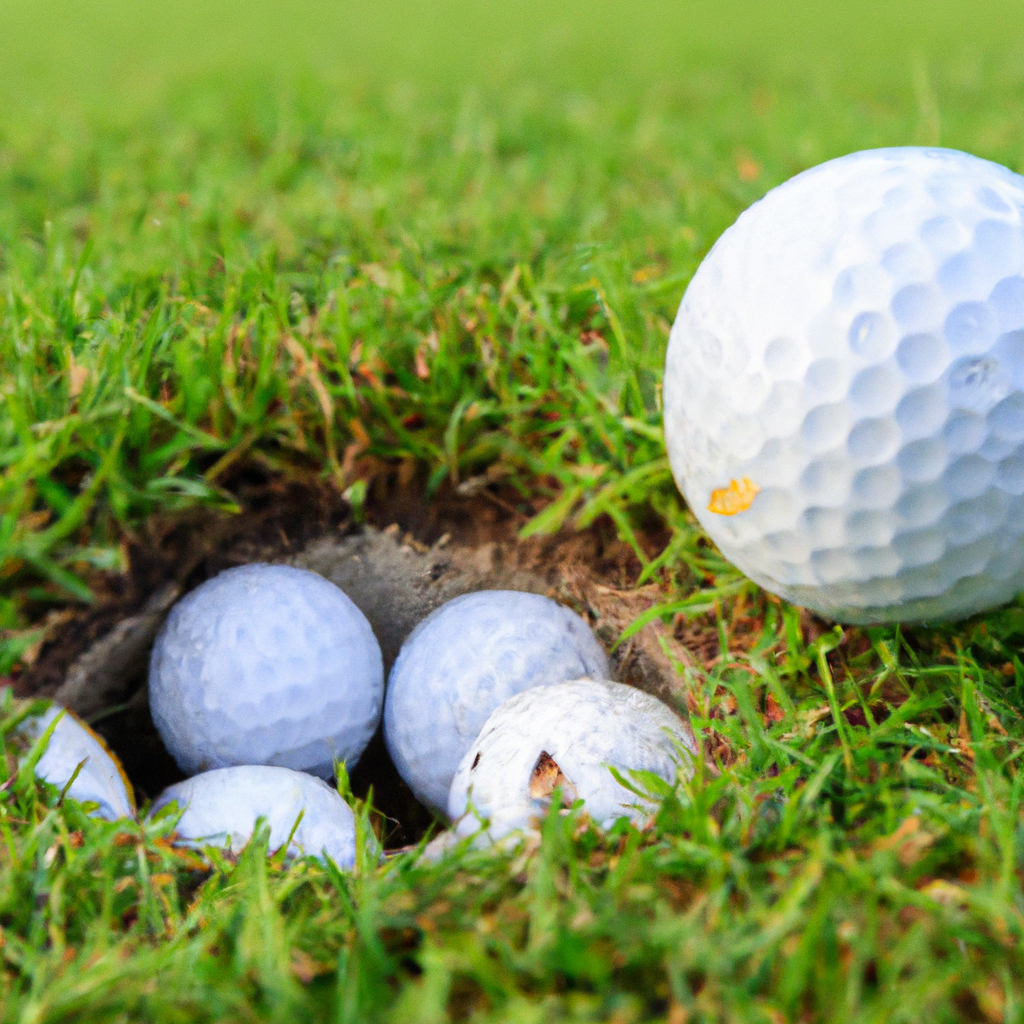 How to Count Divots in a Golf Ball