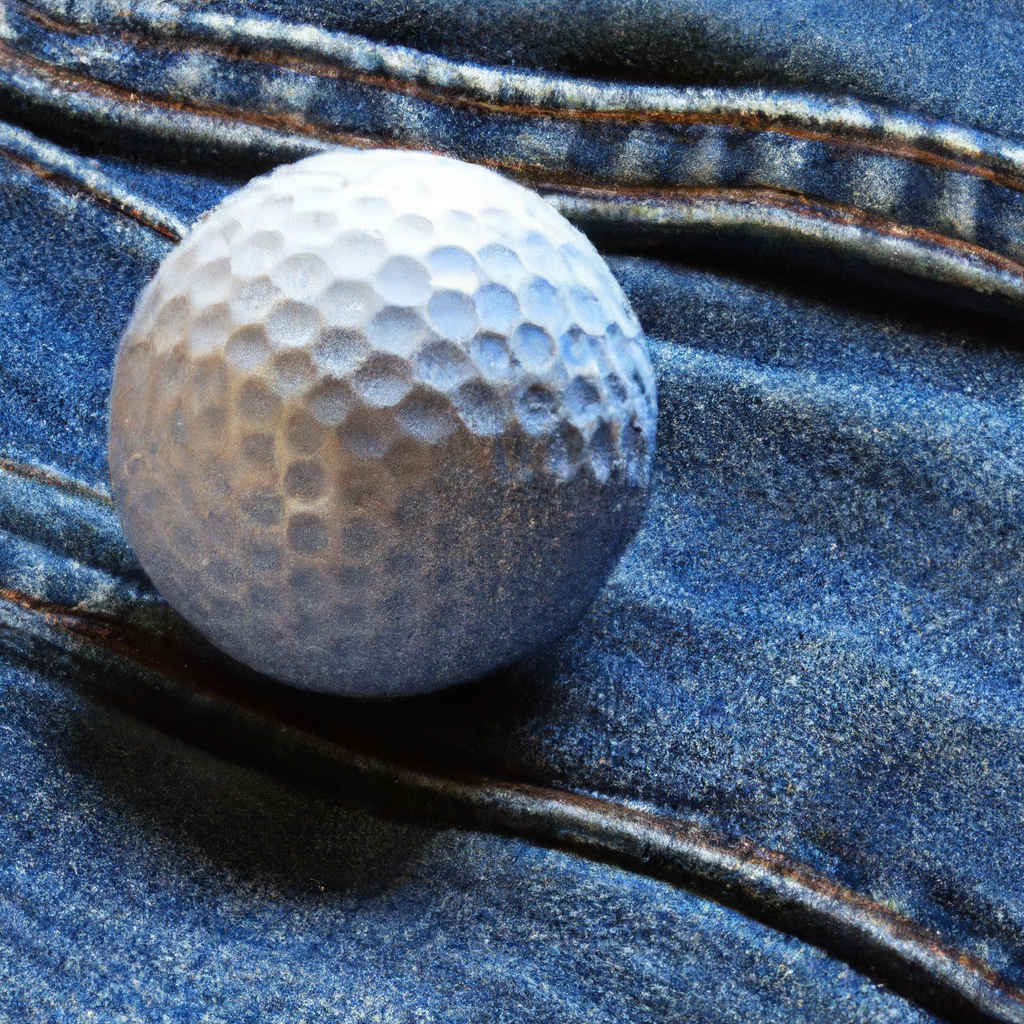 Is it acceptable to golf in jeans?
