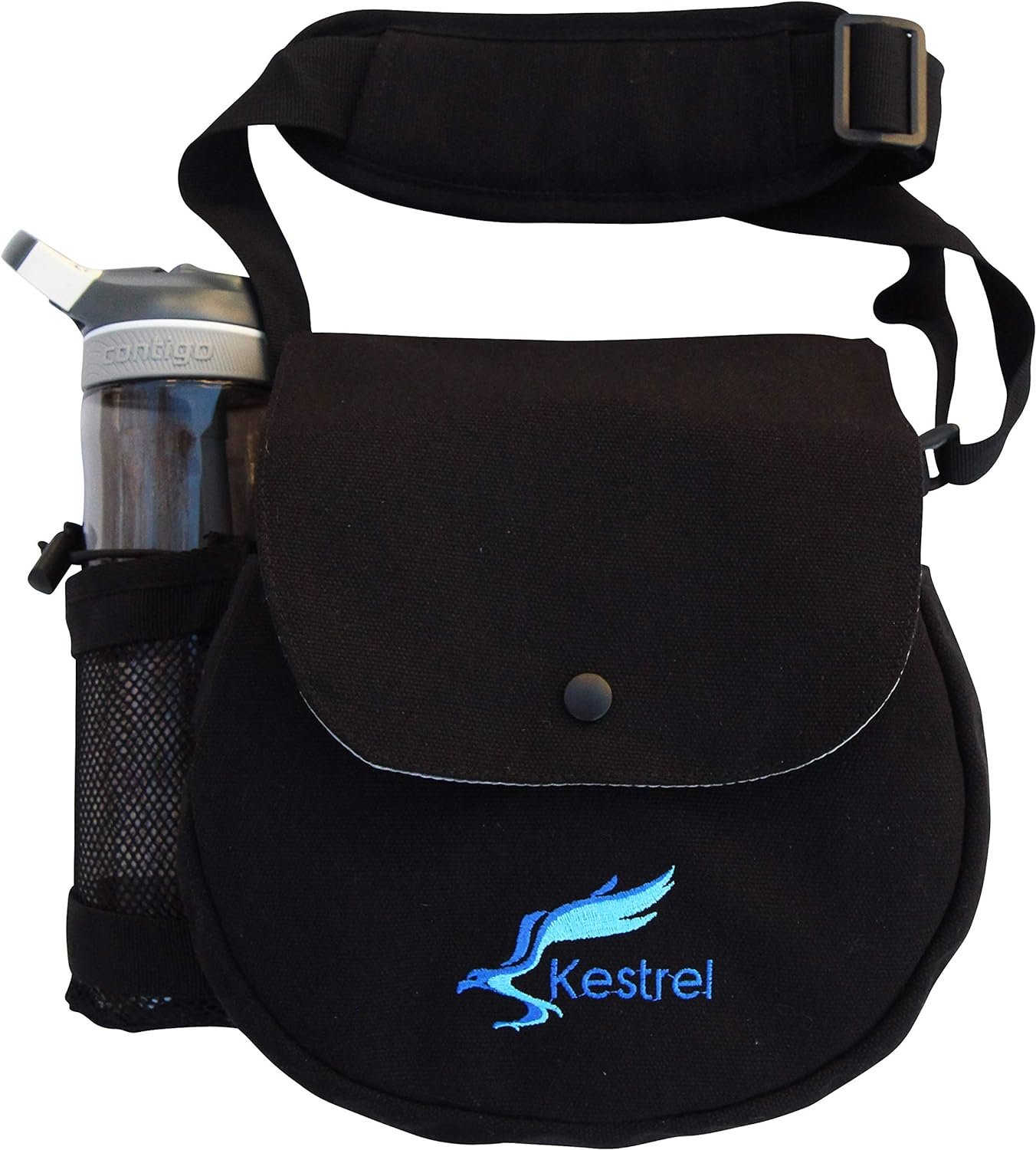 Kestrel Disc Golf Bag | Fits 6-10 Discs + Bottle | for Beginner and Advanced Disc Golf Players | Extremely Durable Canvas | Disc Golf Bag Set | Small Disk Golf Bag