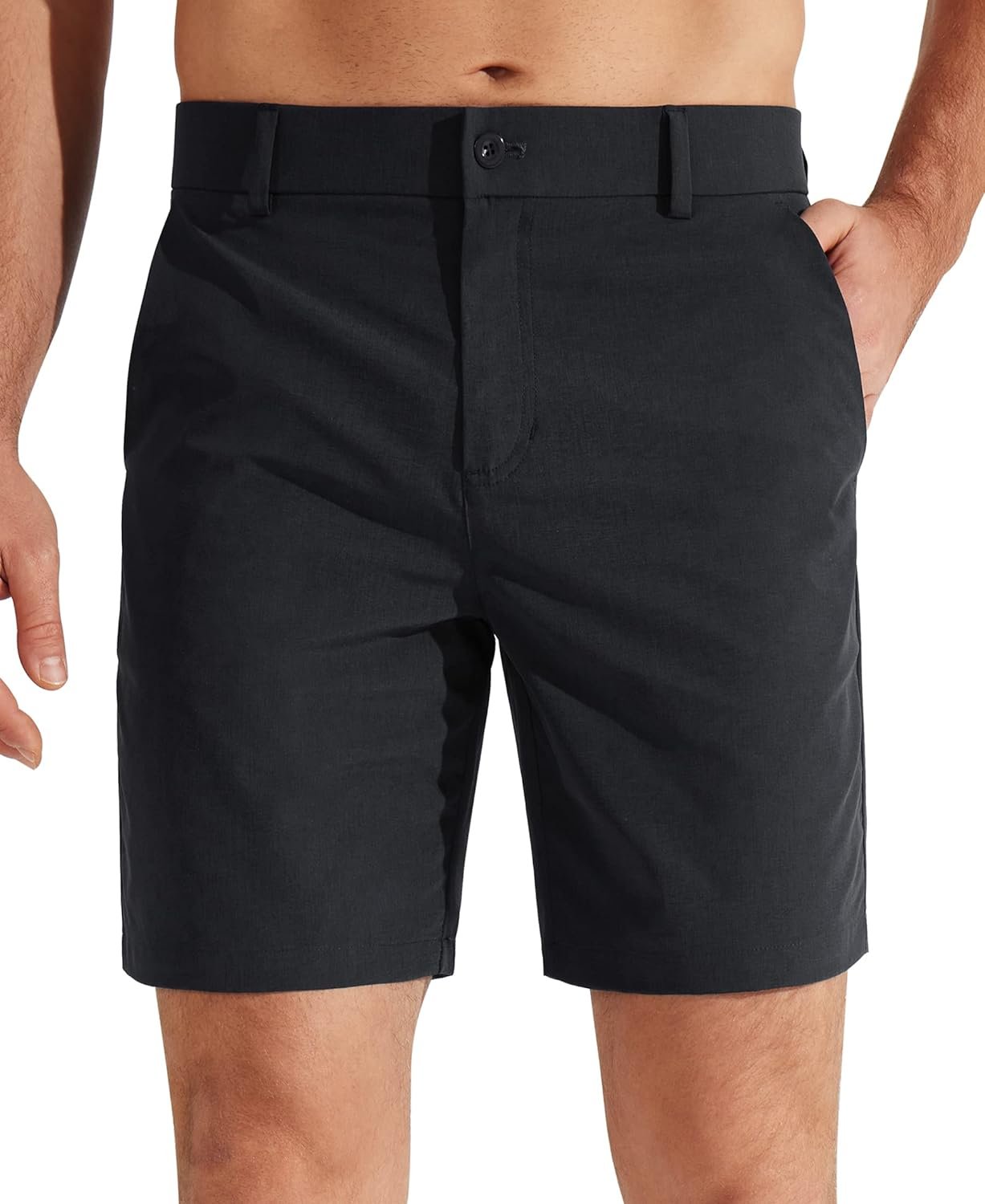 Libin Mens Golf Shorts 7 10 Work Dress Shorts Casual Flat Front Hybrid Shorts Lightweight Quick Dry
