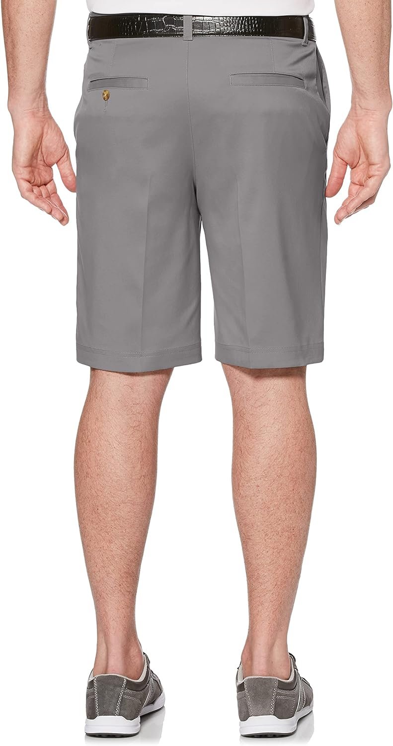 Mens Flat Front Golf Shorts with Active Waistband (Size 30-44 Big  Tall)