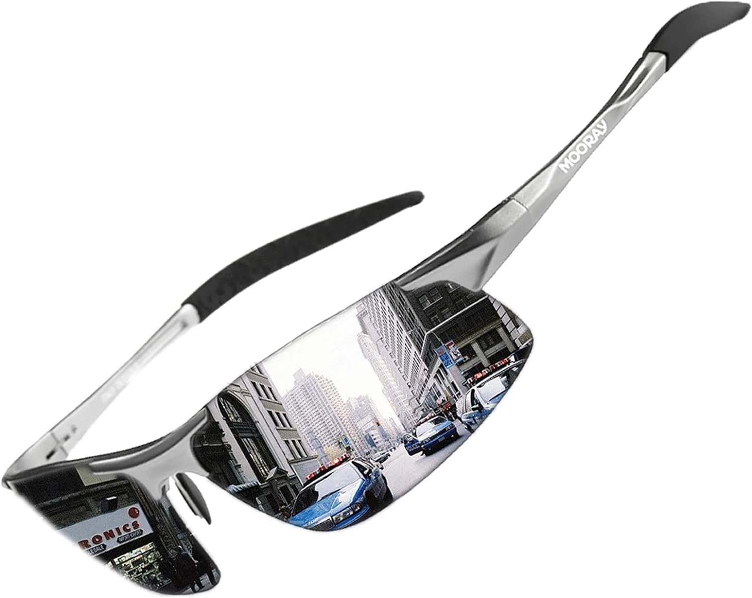 Mens Polarized Sports Sunglasses UV Protection Sunglasses for Men Cycling Driving Fishing