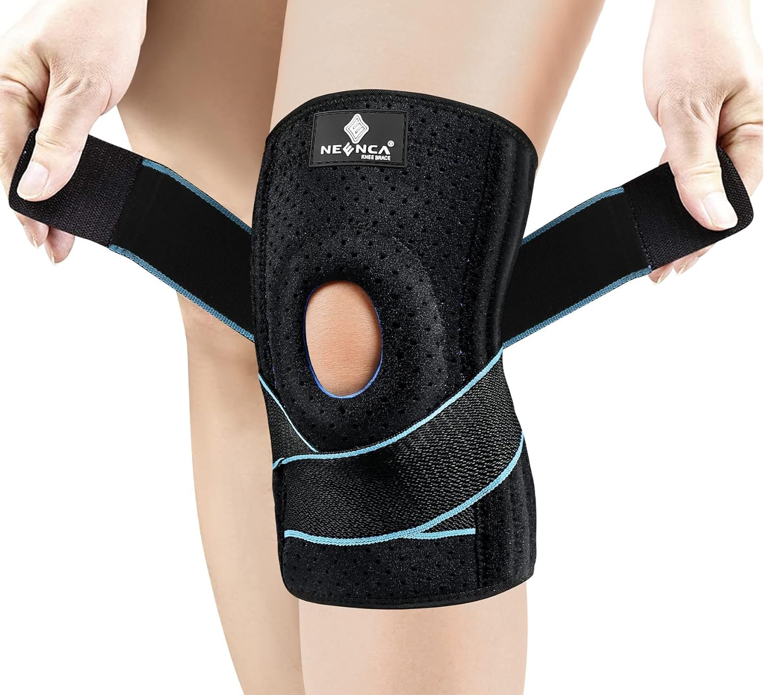 NEENCA Knee Braces for Knee Pain Men  Women, Adjustable Knee Support with Patella Gel Pad  Side Stabilizers, Medical Knee Wrap for Arthritis, Meniscus Tear, ACL, Pain Relief, Running, Sports. ACE-54