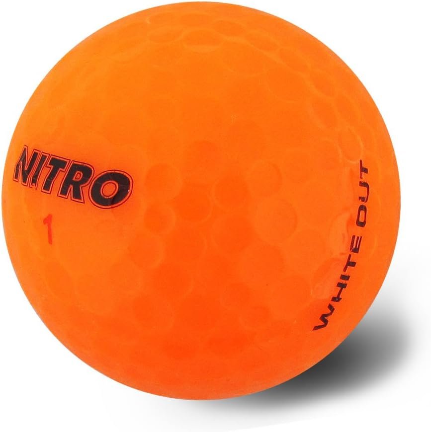 Nitro White Out Ball (15-Pack), Orange