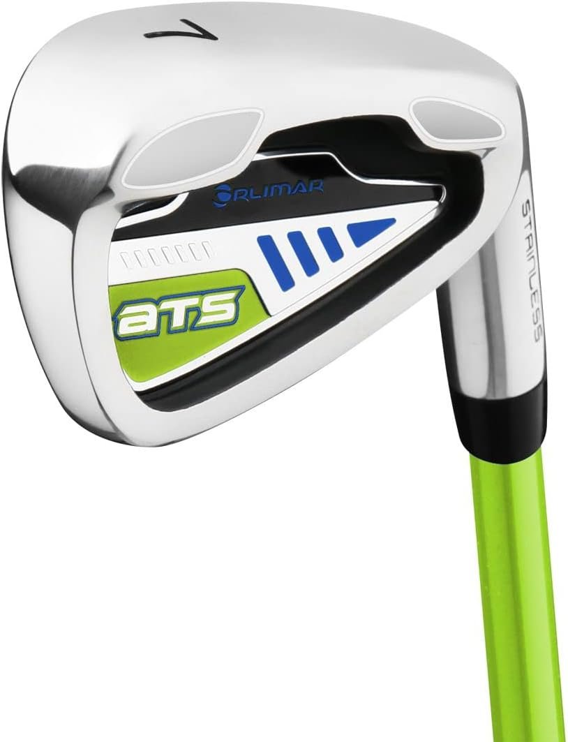 Orlimar ATS Junior Boys Lime/Blue Series Individual Golf Clubs (Ages 3-5)