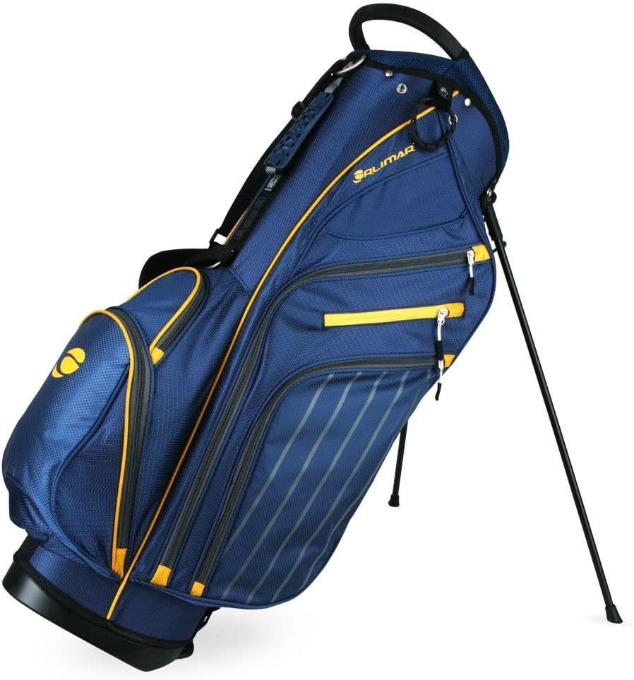 Orlimar SRX 14.9 Golf Stand Bag, Lightweight with 14-Way Top Dividers, 6 Pockets, Hydration Compartment, Dual Shoulder Straps, Rain Hood