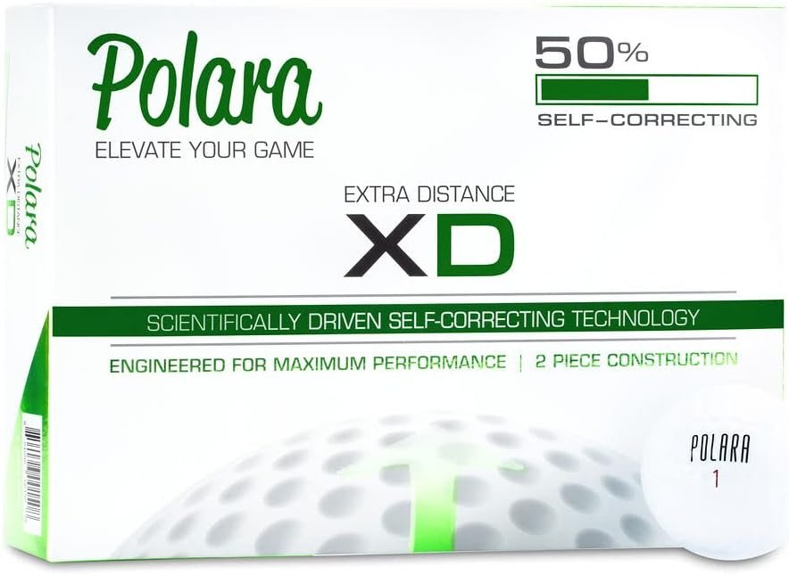 Polara Ultimate Straight, Extra Spin, Extra Distance, and Extra Distance  Spin Premium Golf Balls | Hook and Slice Correction | Perfect for Recreational Golfers | 1 Dozen Balls