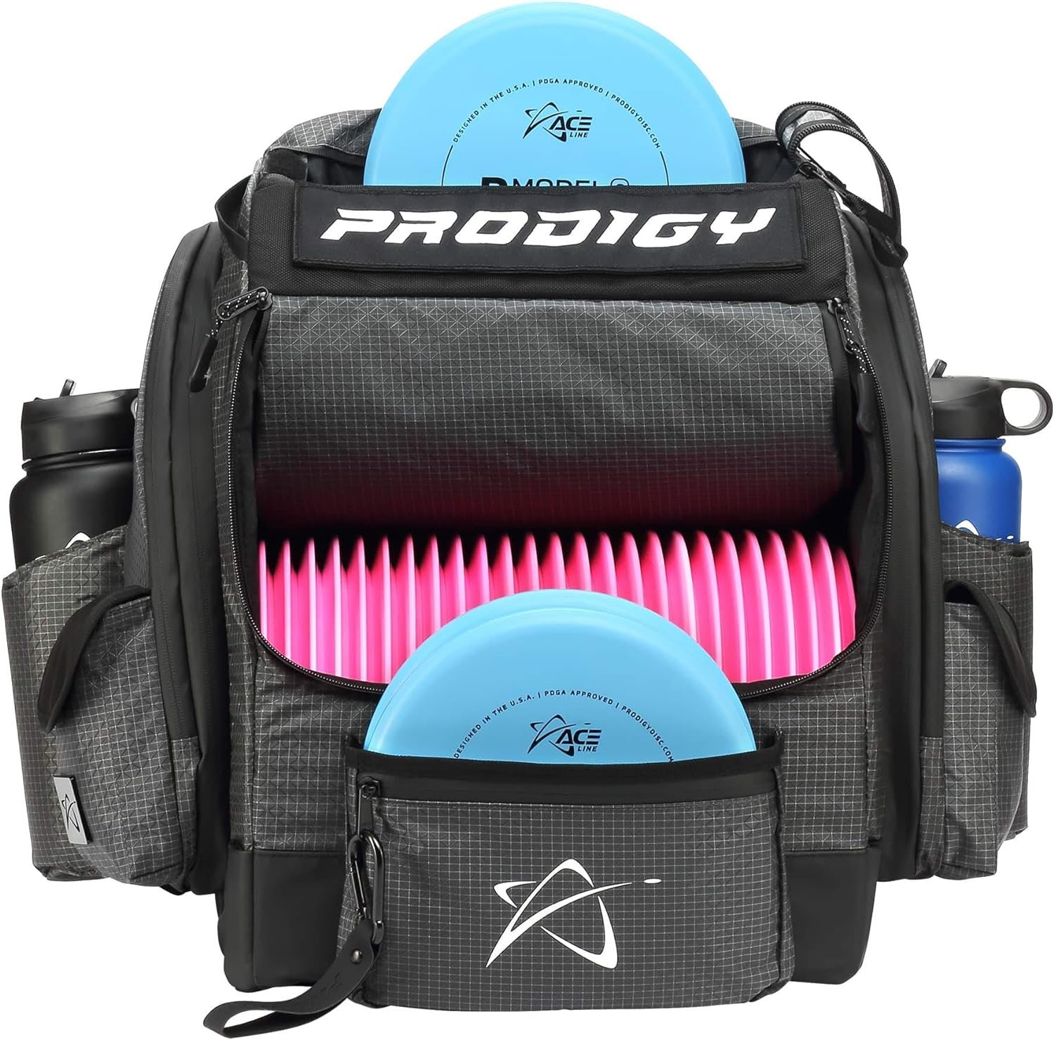 Prodigy Disc BP-1 V3 Disc Golf Backpack | Frisbee Golf Bag with 30+ Disc Capacity | Pro Quality Disc Golf Bag Backpack | Tear and Water Resistant | Tons of Storage | Large Disc Golf Bag