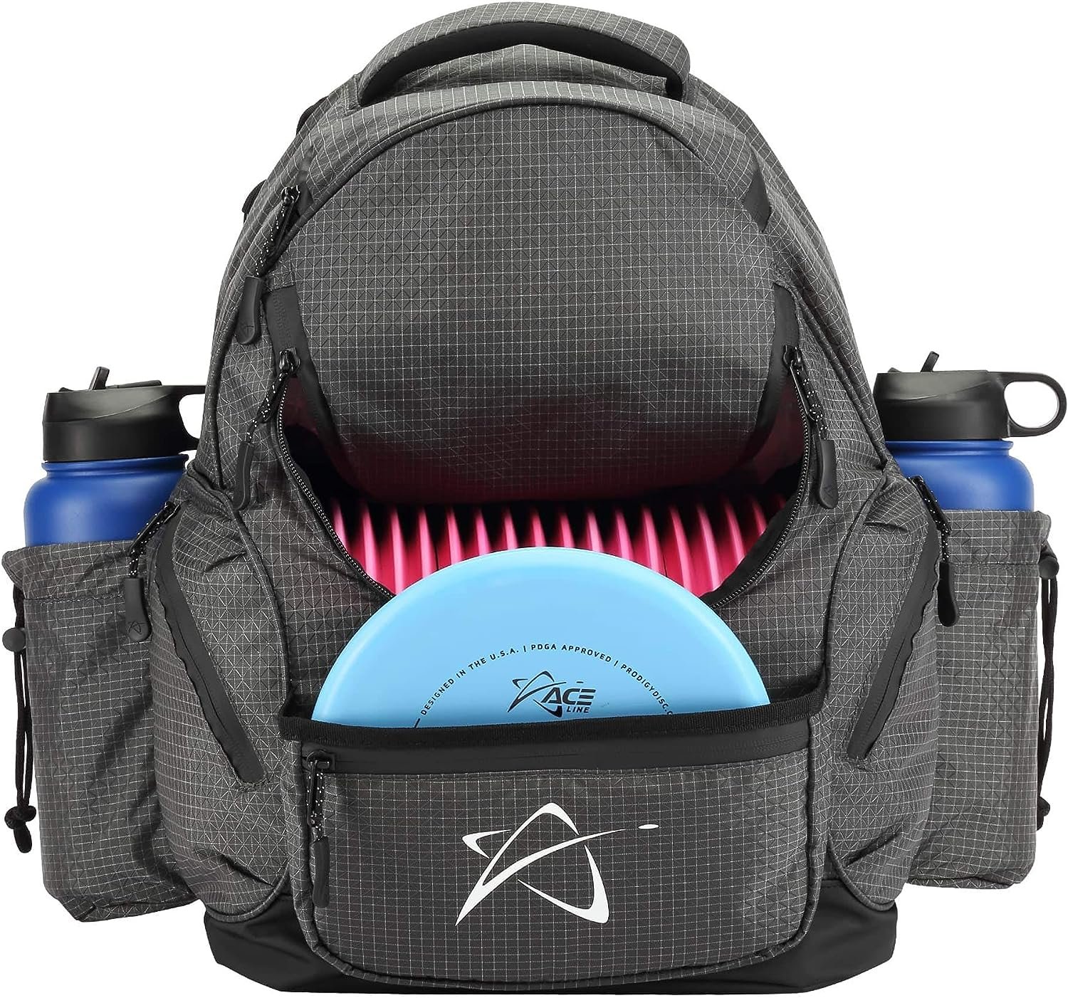 Prodigy Disc BP-3 V3 Disc Golf Backpack | Frisbee Golf Bag with 20+ Disc Capacity | Disc Golf Bag Backpack - Great for Beginners | Tear and Water Resistant | Tons of Storage | Large Disc Golf Bag
