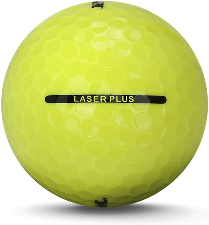 RAM 3 Dozen Laser Plus Golf Balls - Soft Low Compression for Slower Swing Speeds