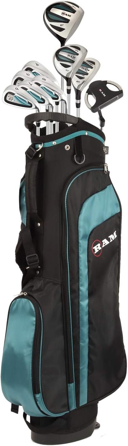 Ram Golf EZ3 Ladies Petite Golf Clubs Set with Stand Bag - All Graphite Shafts