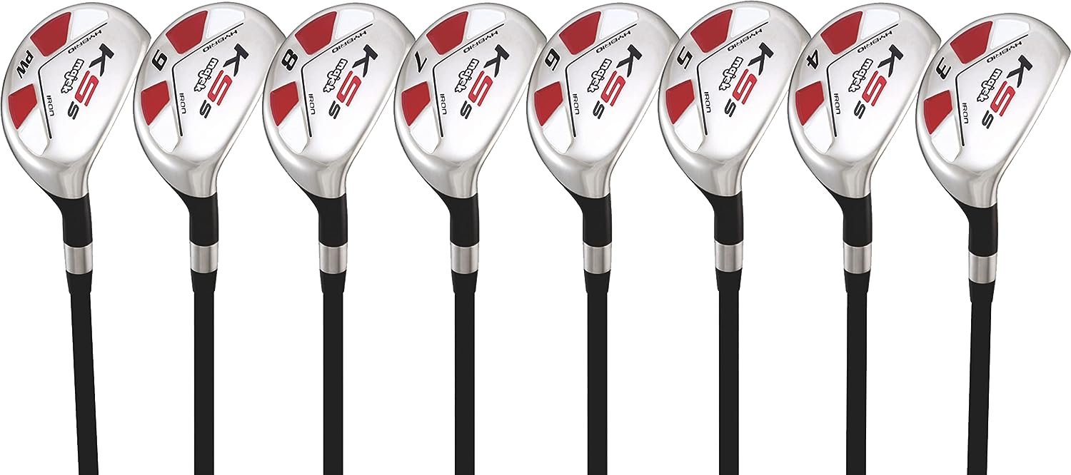 Senior Ladies Golf Clubs All Hybrid Set 55+ Years Womens Right Hand Majek Lady Full True Hybrid Complete Set #3 4,5 6 7 8 9 PW. Lady Flex Right Handed New Easy Oversized Club