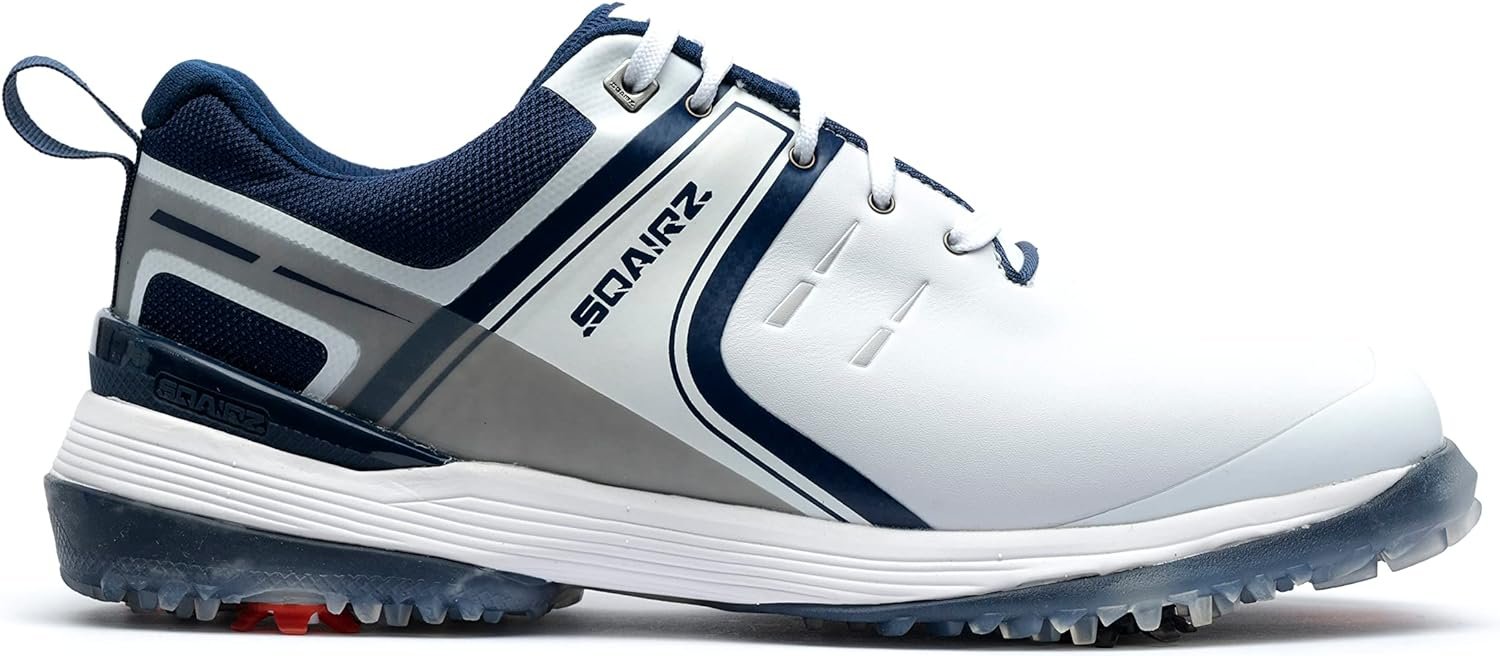 Speed Mens Athletic Golf Shoes, Golf Shoes, Designed for Balance  Performance, Replaceable Spikes, Waterproof, Golf Shoes Men with Spikes, Mens Golf Shoes, Golf Footwear