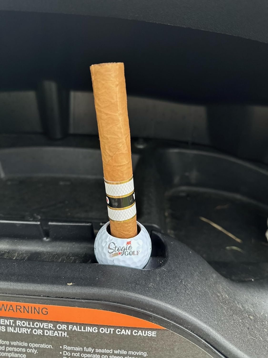 Stogie Golf Golf Ball Cigar Holder, Cigar Accessories, Golf Gift for Him, Golf Accessories