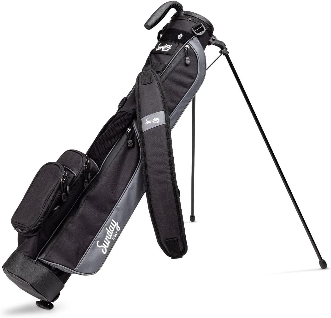 Sunday Golf Loma Bag - Lightweight Sunday Golf Bag with Strap and Stand – Easy to Carry Pitch n Putt Golf Bag – Golf Stand Bag for The Driving Range, Par 3 and Executive Courses, 31 Inches Tall