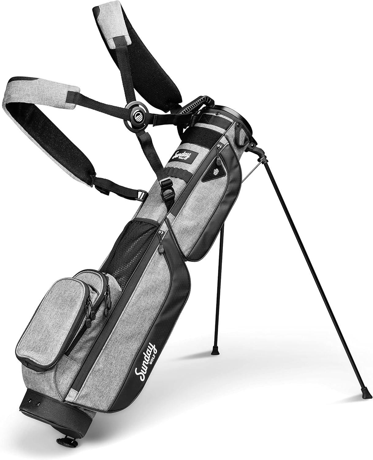 Sunday Golf Loma XL Bag - Lightweight Sunday Golf Bag with Strap and Stand – Easy to Carry Pitch n Putt Golf Bag – Golf Stand Bag for The Driving Range, Par 3 and Executive Courses, 3.4 pounds