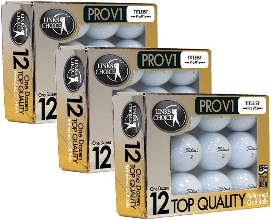 Titleist 36 Pro V1x 2016 Used Golf Balls/Mint Refinished AAAAA /