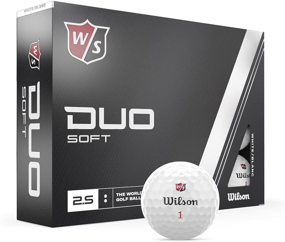 WILSON Staff Duo Soft Golf Balls - 12 Pack