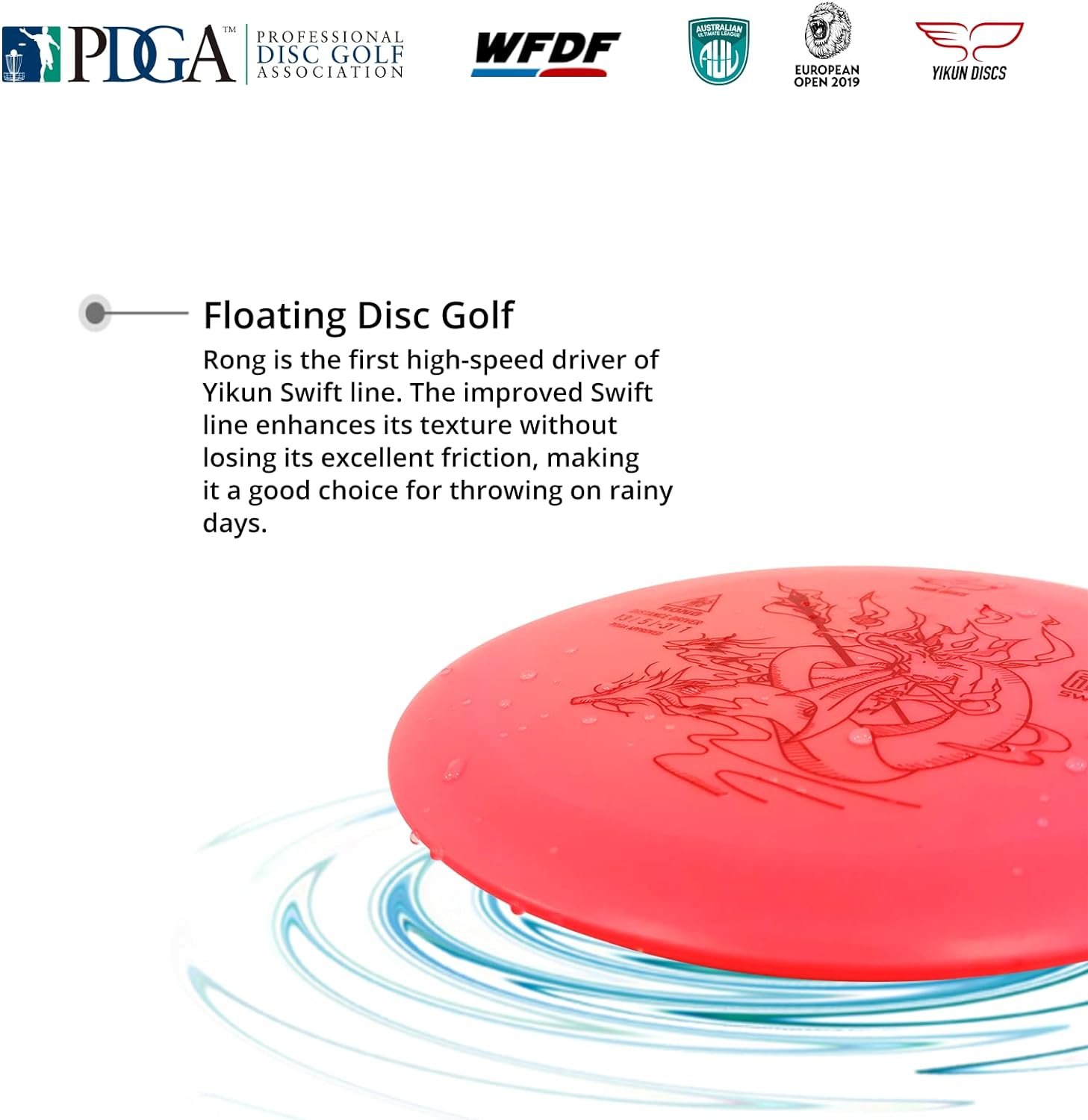 Yikun Professional Disc Golf Driver|Floating Disk Fairway Driver|150-160g| Perfect for Outdoor Games and Competition[Dics Shade Color May Vary]