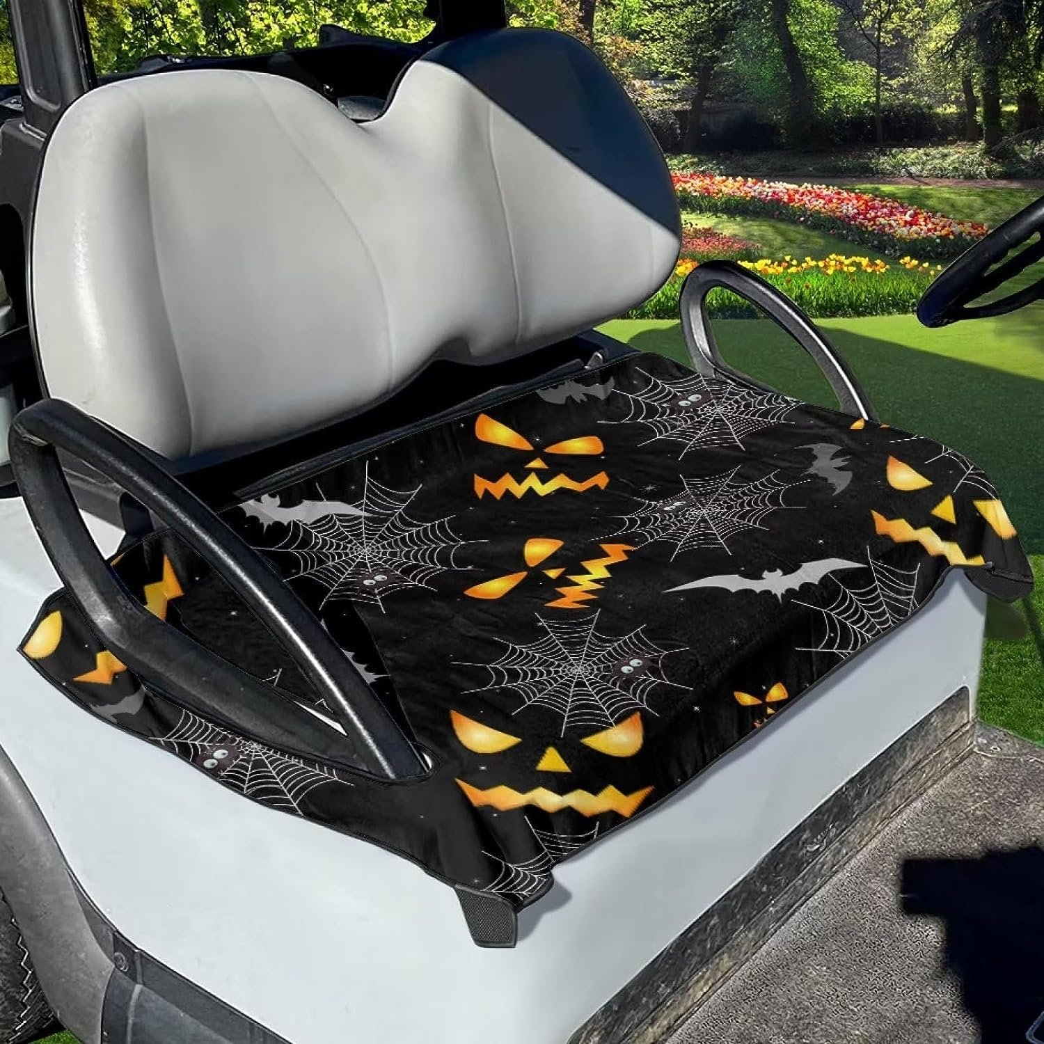 Yuuxorilu Golf Cart Seat Covers Golf Cart Seat Towel Universal Fit