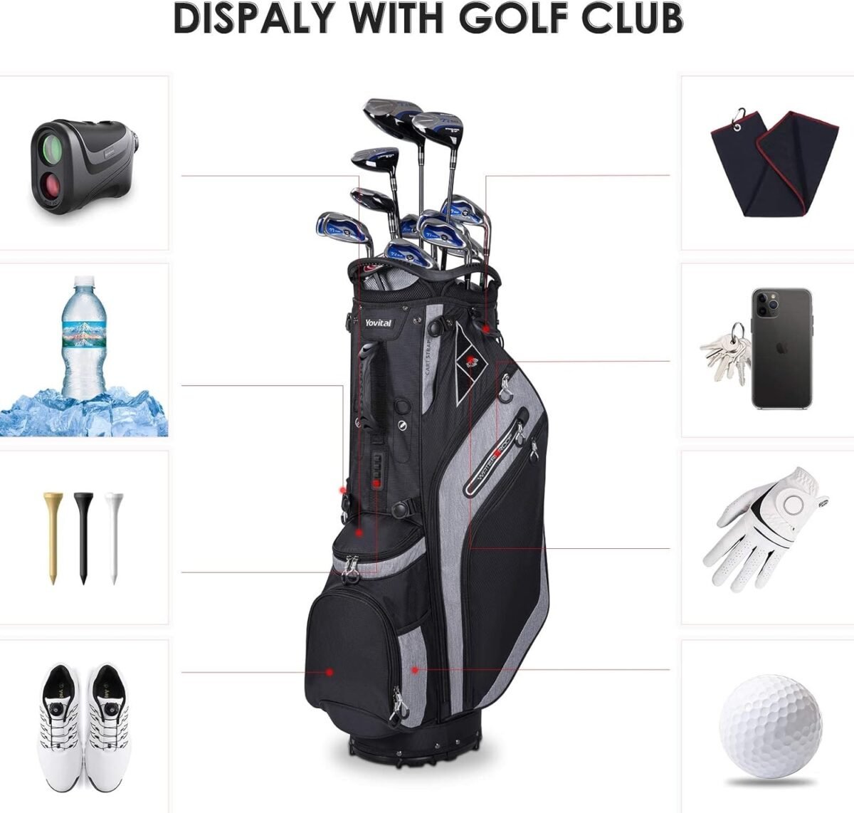 Comparing 5 Golf Bags: Lightweight vs. Ergonomic vs. Portable vs. Classy vs. Players 4