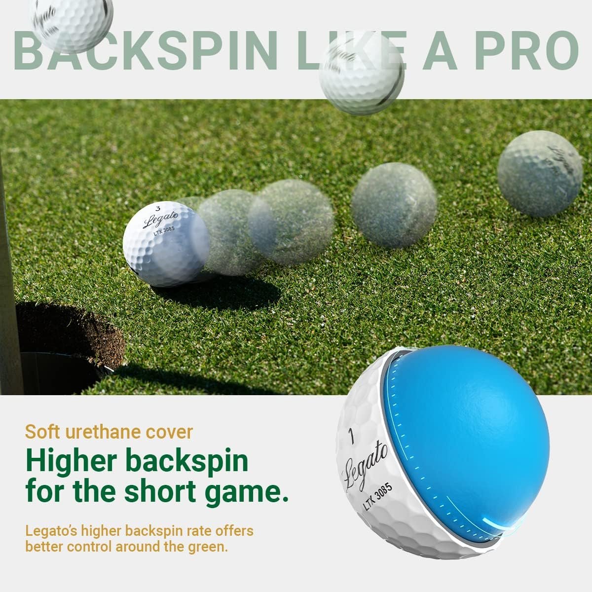 Comparing Top Golf Balls: Legato, Titleist, Bridgestone, and Srixon Soft Feel