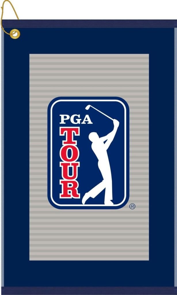 Devant Sport Towels PGA Tour Grey Pinstripe Golf Towel