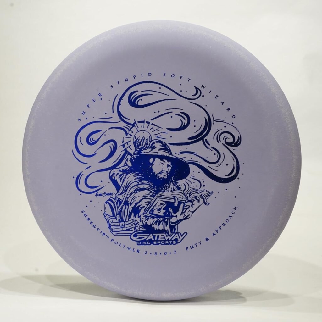 Gateway Super Stupid Soft Wizard Disc Golf Putter  Approach Disc, Pick Color/Weight [Stamp  Exact Color May Vary]