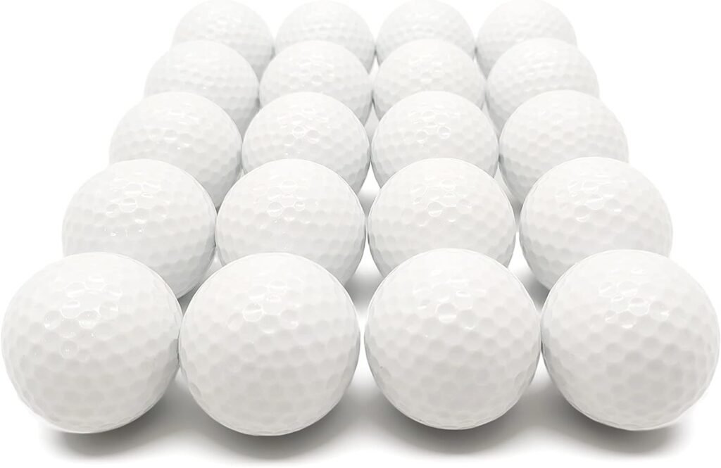 TaktZeit Golf Balls 20Pcs Mix Golf Balls for Begginers and High Handicap Golfers 2 Piece Balls x 20