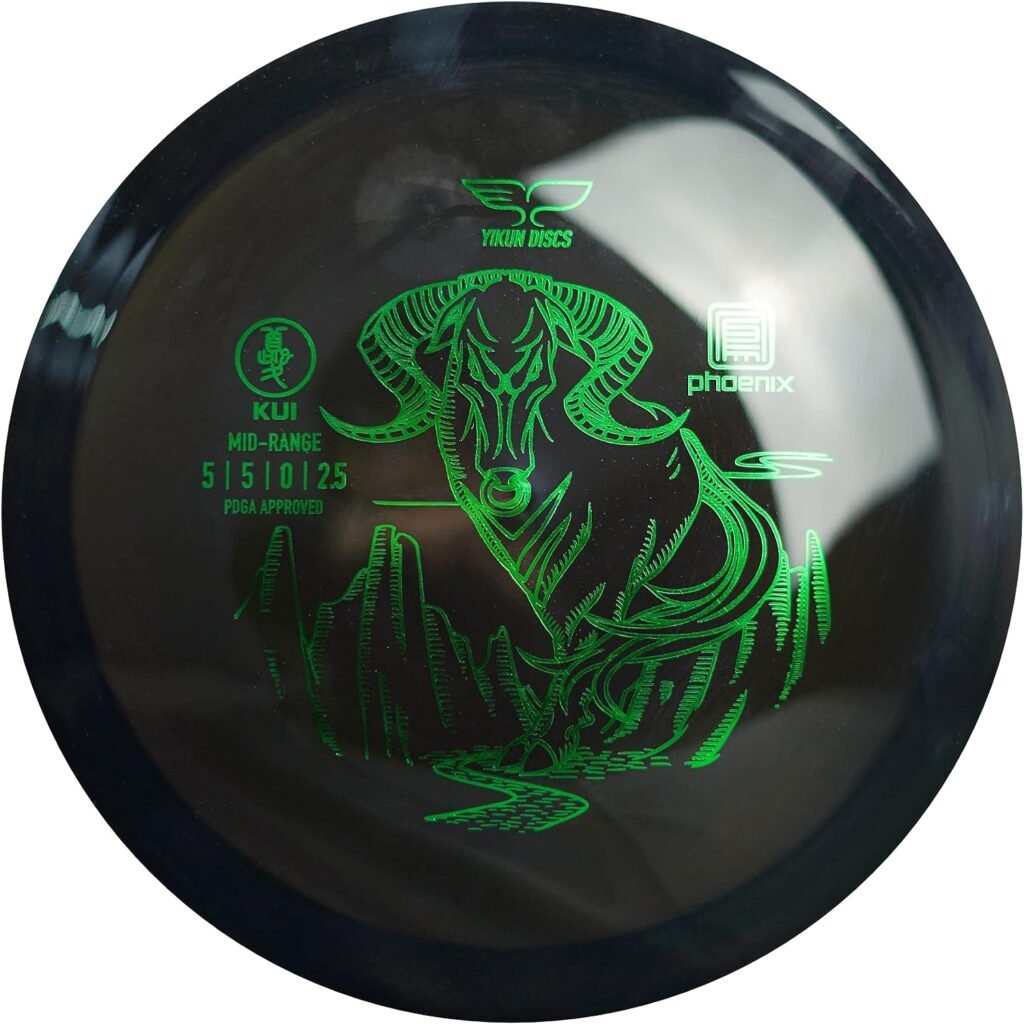 Yikun Disc Golf Mid Range | Professional PDGA Approved Golf | Stable Discs Golf Midrange | 165-175g | Versatile Golf Disc Perfect for Outdoor Games and Competition