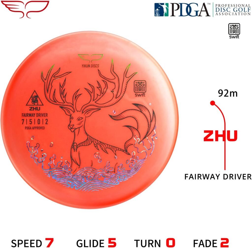 Yikun Professional Disc Golf Driver|Floating Disk Fairway Driver|150-160g| Perfect for Outdoor Games and Competition[Dics Shade Color May Vary]